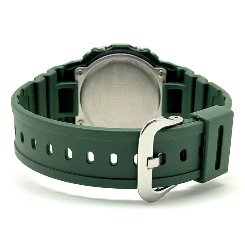 G-SHOCK 卡西歐手錶 DW-5600RB-3 復刻版 綠色速度初始配色復刻版 DW-5600B-3 型號於 2021 年 10 月發布-5