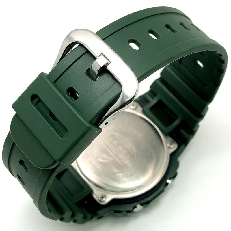 G-SHOCK 卡西歐手錶 DW-5600RB-3 復刻版 綠色速度初始配色復刻版 DW-5600B-3 型號於 2021 年 10 月發布-6