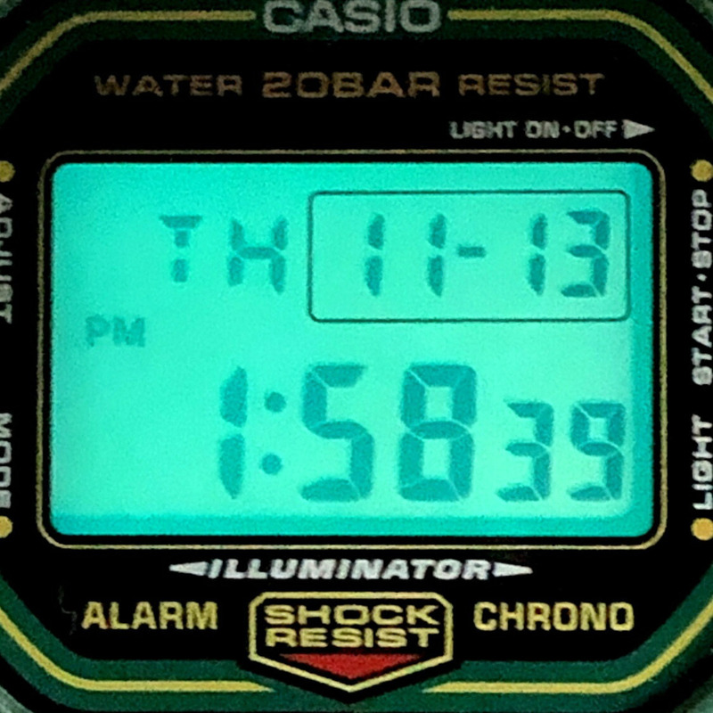 G-SHOCK 卡西歐手錶 DW-5600RB-3 復刻版 綠色速度初始配色復刻版 DW-5600B-3 型號於 2021 年 10 月發布-8