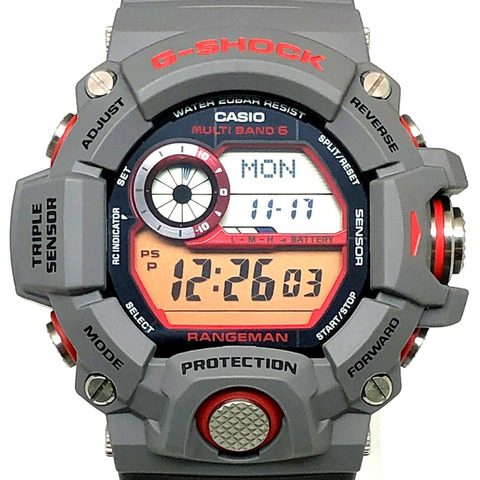 卡西歐 G-SHOCK GW-9400KJ-8 RANGEMAN EARTHWATCH 2014 年 Rangeman Earthwatch 亞洲龍魚電波太陽能三重感應器（高度、氣壓、方向、溫度測量）LED 背光，六月發布