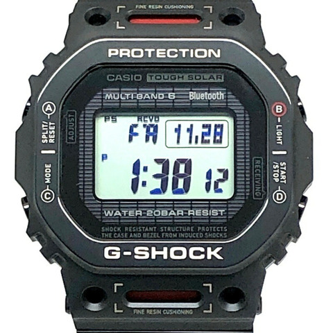 卡西歐 G-SHOCK 手錶 GMW-B5000TVA-1 虛擬世界 全金屬鈦金屬電波太陽能藍牙手機連接 2021年10月