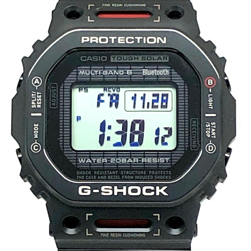 卡西歐 G-SHOCK 手錶 GMW-B5000TVA-1 虛擬世界 全金屬鈦金屬電波太陽能藍牙手機連接 2021年10月-0