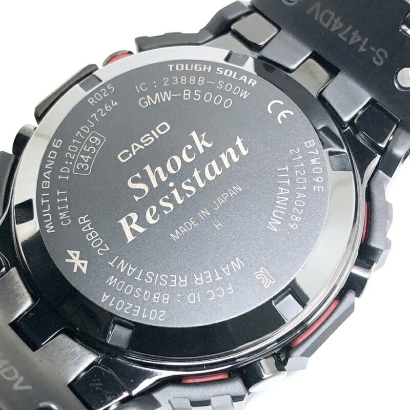 卡西歐 G-SHOCK 手錶 GMW-B5000TVA-1 虛擬世界 全金屬鈦金屬電波太陽能藍牙手機連接 2021年10月-7