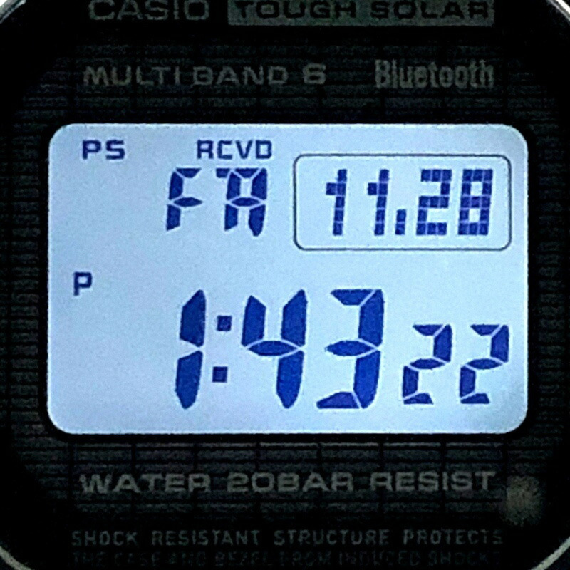 卡西歐 G-SHOCK 手錶 GMW-B5000TVA-1 虛擬世界 全金屬鈦金屬電波太陽能藍牙手機連接 2021年10月-8