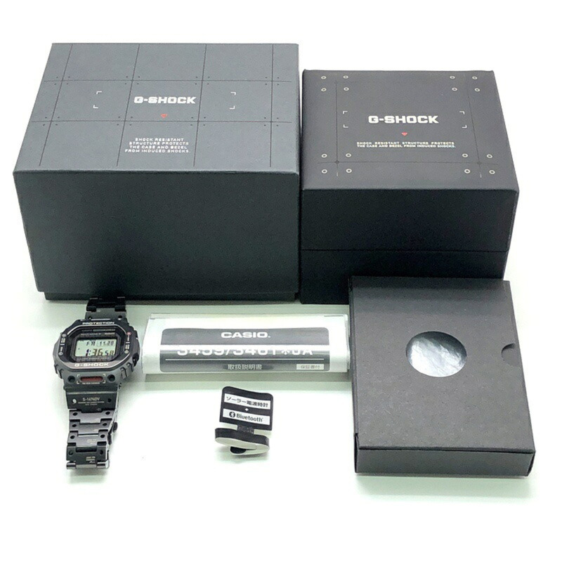 卡西歐 G-SHOCK 手錶 GMW-B5000TVA-1 虛擬世界 全金屬鈦金屬電波太陽能藍牙手機連接 2021年10月-9