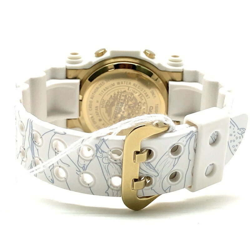 卡西歐 G-SHOCK GW-8201K-7 FROGMAN Irukuji 2024 聯名款 30 週年紀念版,太陽能動力,LED 背光,藍鯨白金配色,六月發售-5