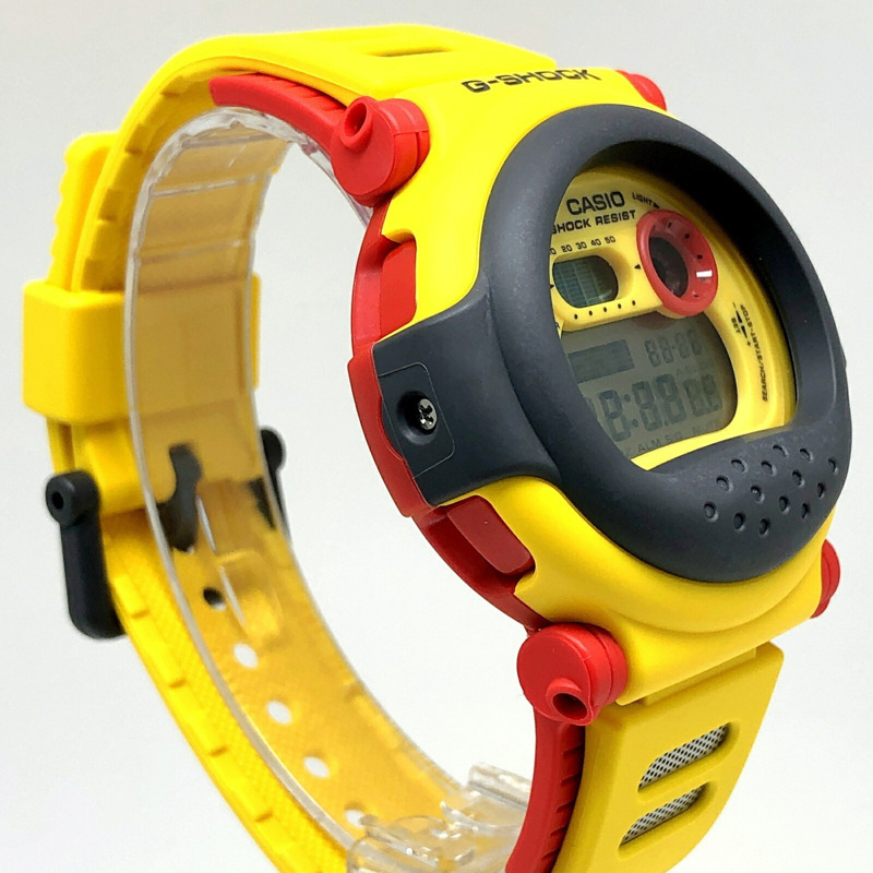 卡西歐 G-SHOCK 手錶 G-001-9 復刻版 Jason Capsule Tough Nexax 黃灰色 DW-001J-9 復刻型號於 2010 年 9 月發布-1