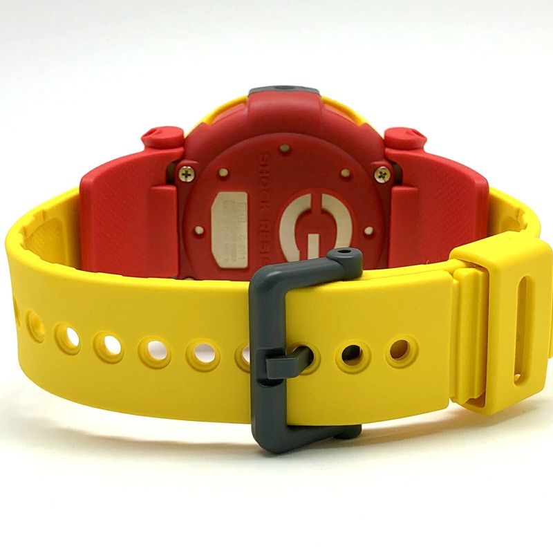 卡西歐 G-SHOCK 手錶 G-001-9 復刻版 Jason Capsule Tough Nexax 黃灰色 DW-001J-9 復刻型號於 2010 年 9 月發布-5