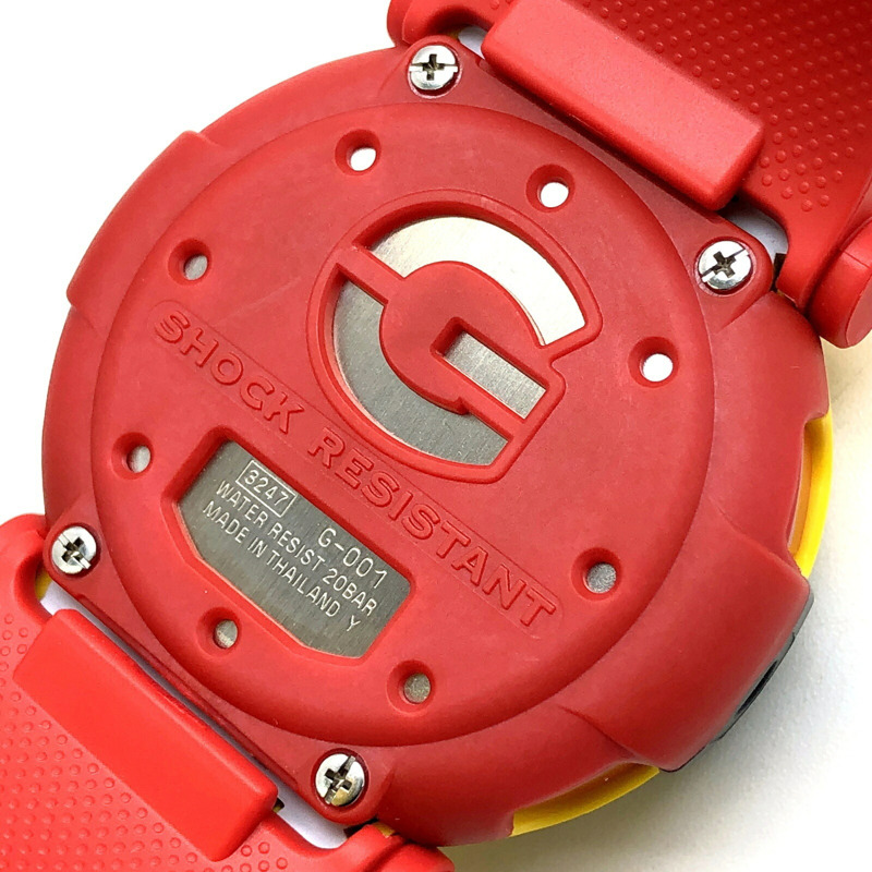 卡西歐 G-SHOCK 手錶 G-001-9 復刻版 Jason Capsule Tough Nexax 黃灰色 DW-001J-9 復刻型號於 2010 年 9 月發布-7