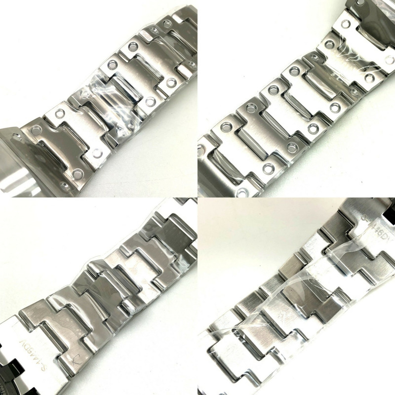 卡西歐 G-SHOCK 手錶 GMW-B5000D-1 全金屬銀色電波太陽能藍牙手機連接 LED 背光旋入式後蓋,2018 年 4 月發布-5