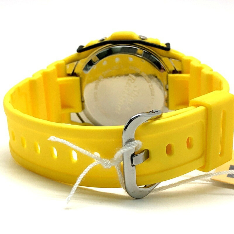 卡西歐 G-SHOCK 手錶 DW-5700Y-9 復刻版 黃色錶帶 鏡面旋入式後蓋 EL 背光 2001 年 9 月發布-5