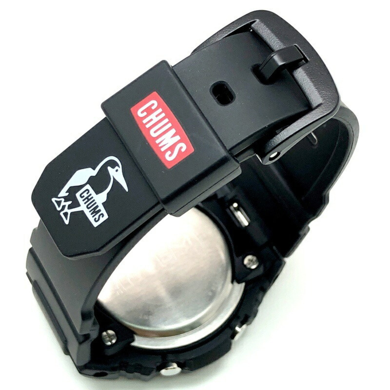 BABY-G CASIO 手錶 BGA-260CH-1A CHUMS 聯名款,帶夜光刻度、LED 燈、黑色、彩虹色、指針/數位雙顯,BABY-G 出品,2020 年 7 月發布。-6