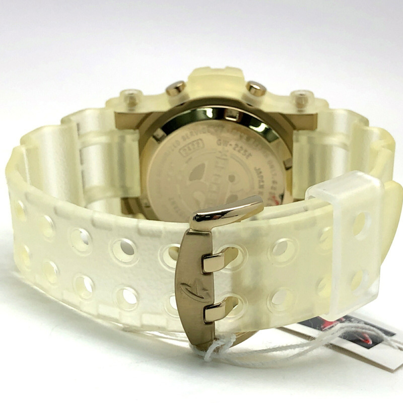 卡西歐 G-SHOCK GW-225E-7 25週年紀念版蛙人腕錶，金色錶殼，採用太陽能材質，於2008年5月發布。-5