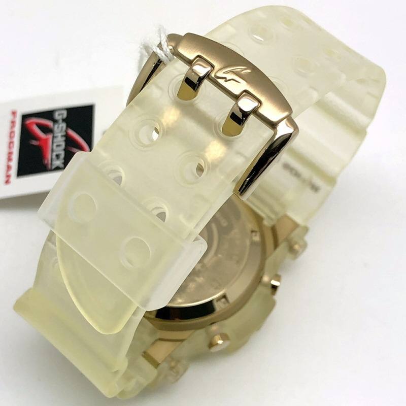 卡西歐 G-SHOCK GW-225E-7 25週年紀念版蛙人腕錶，金色錶殼，採用太陽能材質，於2008年5月發布。-6