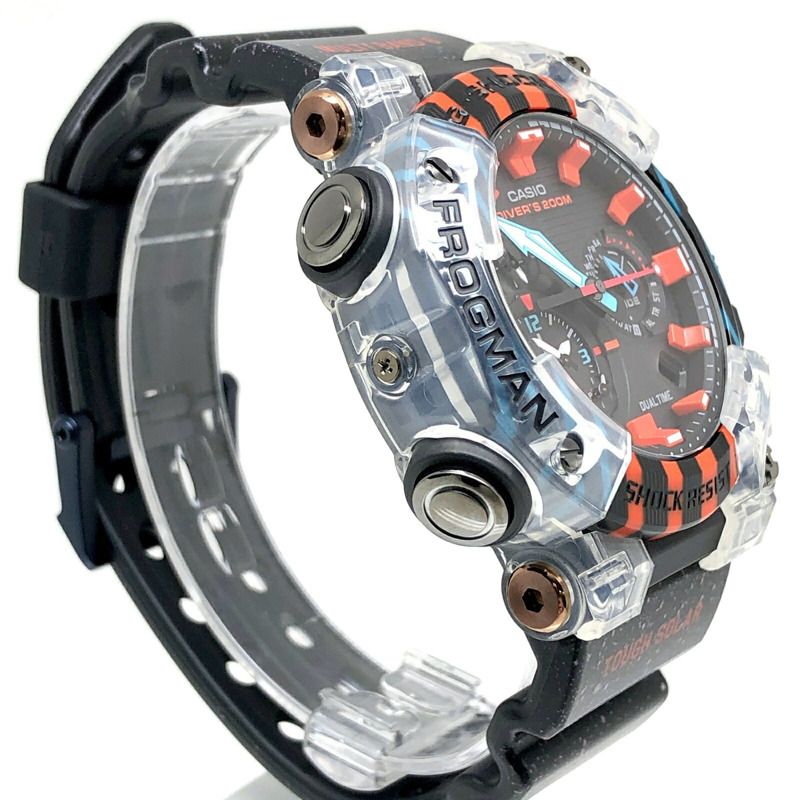 卡西歐 G-SHOCK GWF-A1000APF-1A 蛙人30週年紀念版腕錶,蛙人週年紀念版,配備毒鏢蛙、電波太陽能、藍牙、碳纖維核心防護結構和多色指針,將於2023年1月發布。-1