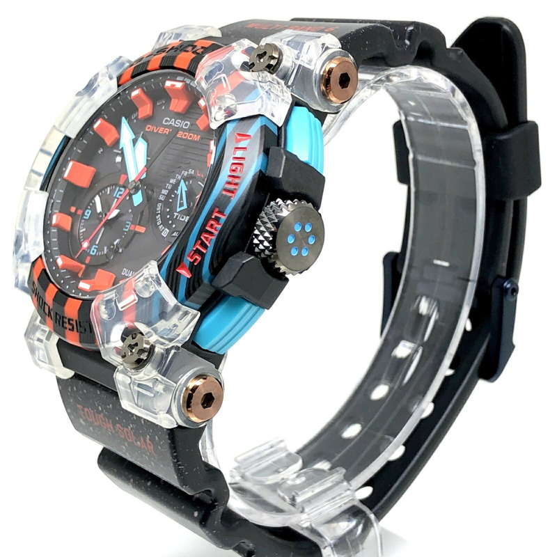 卡西歐 G-SHOCK GWF-A1000APF-1A 蛙人30週年紀念版腕錶,蛙人週年紀念版,配備毒鏢蛙、電波太陽能、藍牙、碳纖維核心防護結構和多色指針,將於2023年1月發布。-2