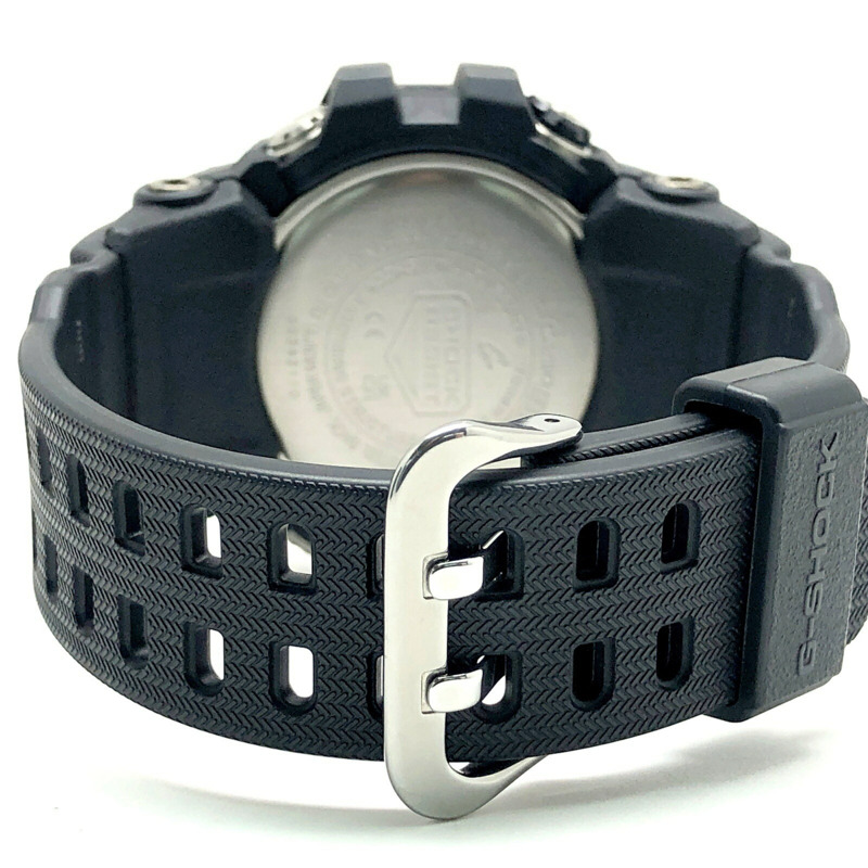 卡西歐 G-SHOCK GWG-100-1A MUDMASTER 手錶,具備電波太陽能、雙 LED 照明、防塵防泥、指針/數位雙顯、黑色軍綠色等功能,2018 年 2 月發布。-5