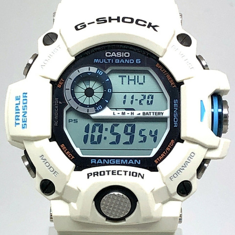 卡西歐 G-SHOCK GW-9408KJ-7 RANGEMAN EARTHWATCH 2022 北極熊系列電波太陽能三重感應器腕錶，具備高度、氣壓、方向和溫度測量功能，米白色，11 月發布
