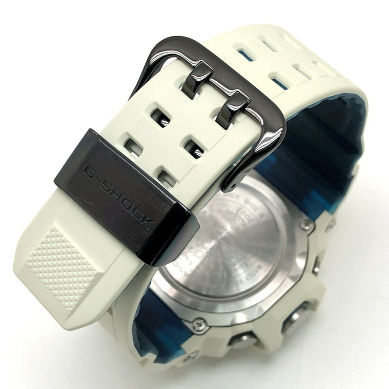 卡西歐 G-SHOCK GW-9408KJ-7 RANGEMAN EARTHWATCH 2022 北極熊系列電波太陽能三重感應器腕錶,具備高度、氣壓、方向和溫度測量功能,米白色,11 月發布-6