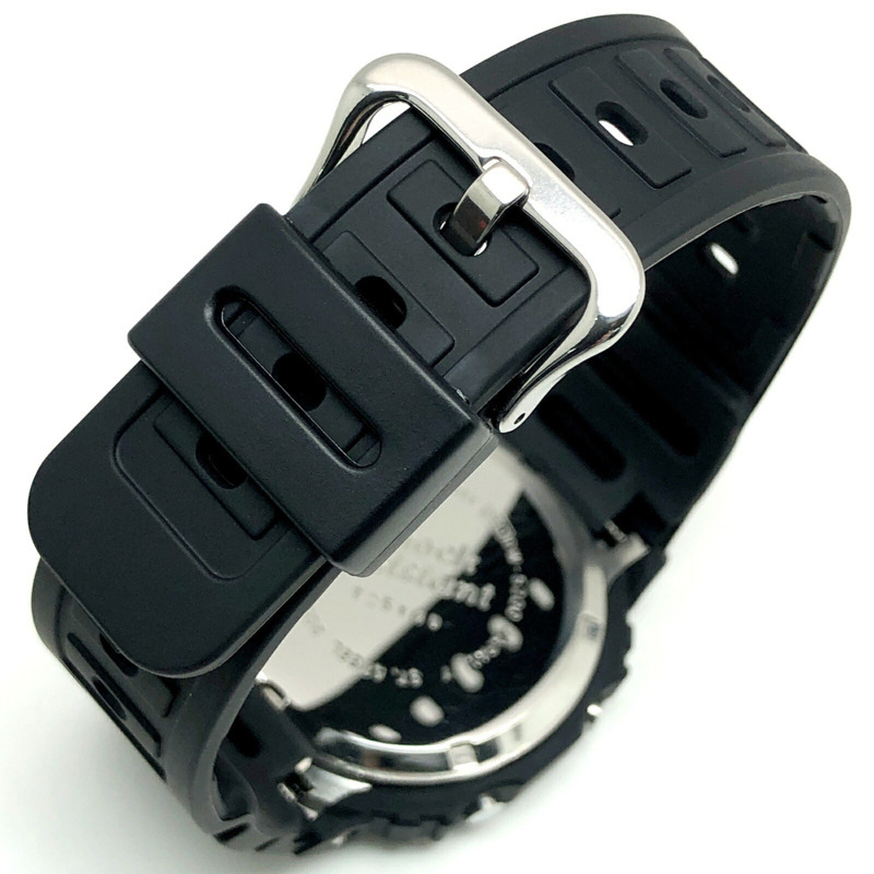 卡西歐 G-SHOCK 手錶 DW-5200C-1 M240,由卡西歐官方修復,冰球廣告英雄款,鏡面拋光,旋入式後蓋,迷你球形錶盤,80 年代原廠復古款,1984 年 6 月發布。-5