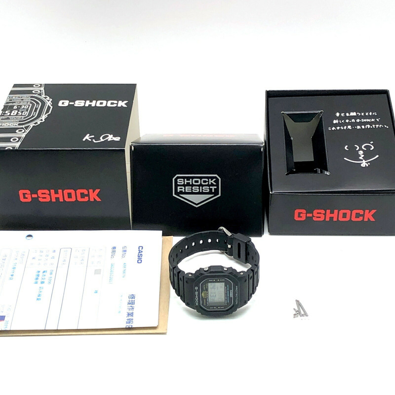 卡西歐 G-SHOCK 手錶 DW-5200C-1 M240,由卡西歐官方修復,冰球廣告英雄款,鏡面拋光,旋入式後蓋,迷你球形錶盤,80 年代原廠復古款,1984 年 6 月發布。-9