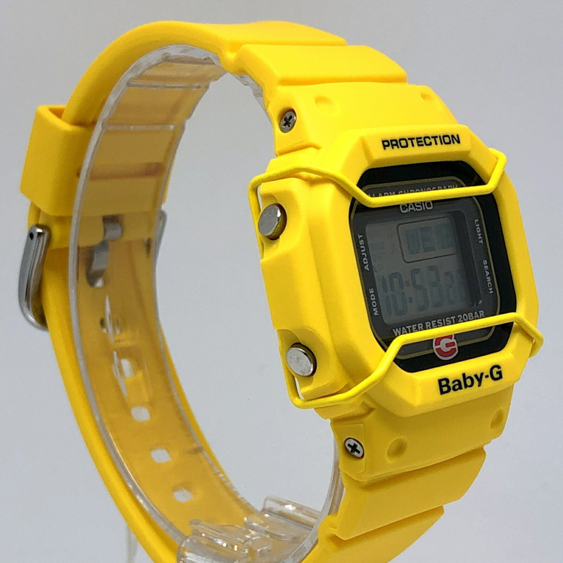 卡西歐 BABY-G 手錶 BGD-500-9 20週年紀念版 Baby-G 週年紀念 DW-520-9T 復刻版,黃色保護殼,2014年2月發布-1