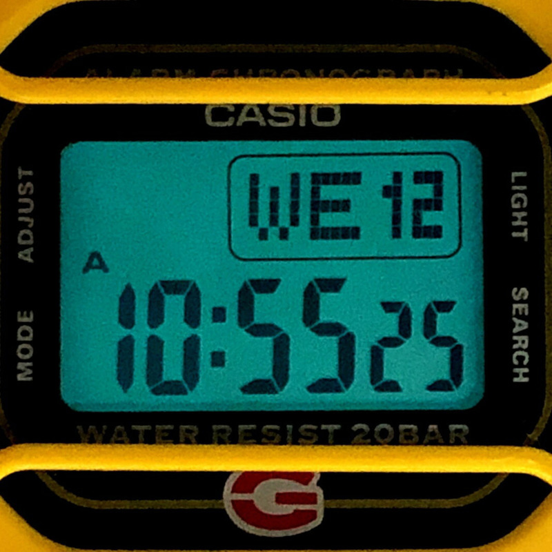 卡西歐 BABY-G 手錶 BGD-500-9 20週年紀念版 Baby-G 週年紀念 DW-520-9T 復刻版,黃色保護殼,2014年2月發布-8