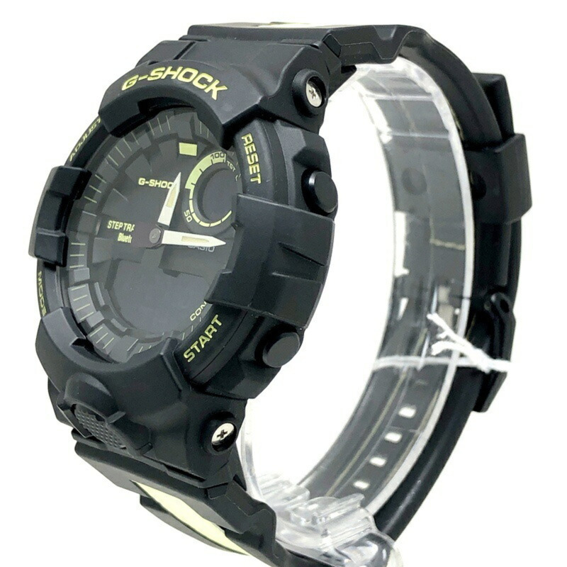 卡西歐 G-SHOCK 手錶 GBA-800LU-1A1 G-SQUAD 具備藍牙通訊功能、三軸加速度感測器、計步器、雙 LED 背光和夜光功能,黑色錶盤,2019 年 11 月發布。-2