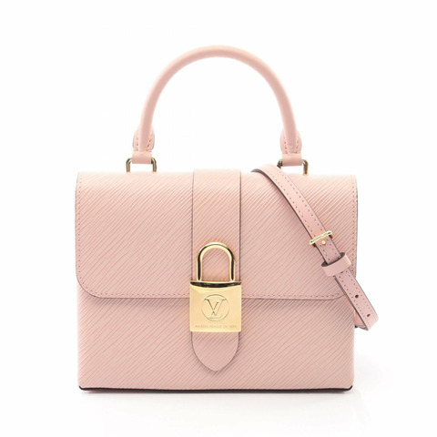 路易威登 Rocky BB Epi 皮革 Rose Ballerine 手提包，女士，粉紅色，M52879