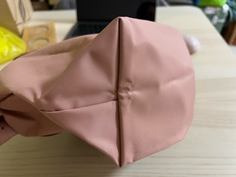 Lopngchamp 茶粉色 短把S-8