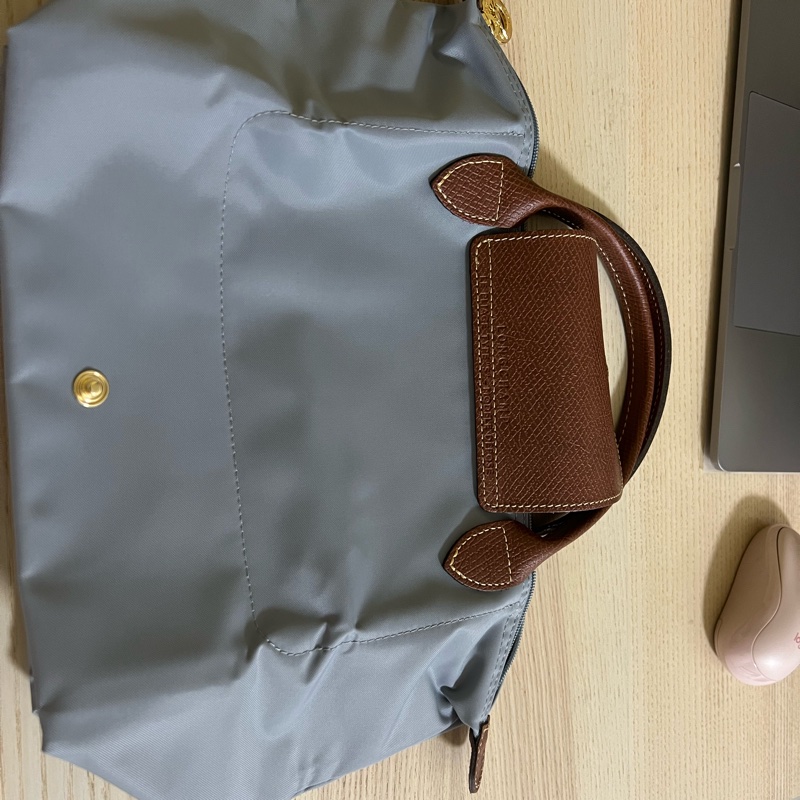 Longchamp 霧霾藍 短把S-7