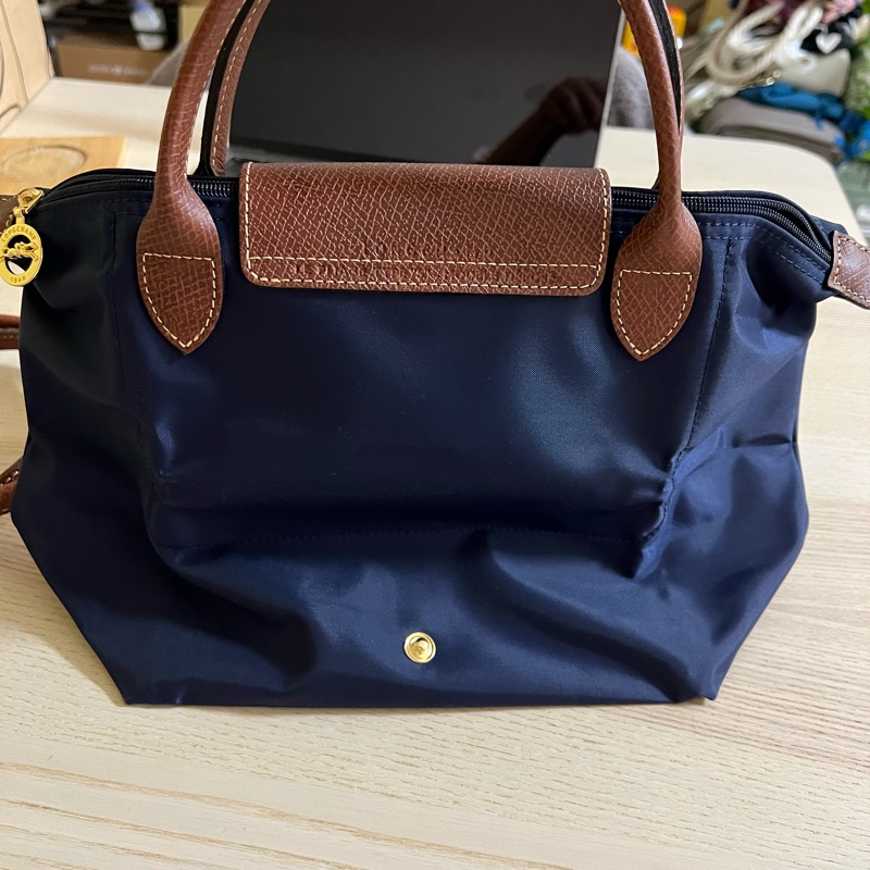 Longchamp 海軍藍 短把S-4