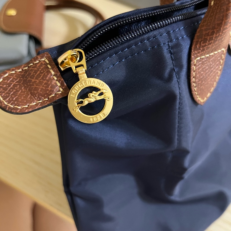 Longchamp 海軍藍 短把S-9
