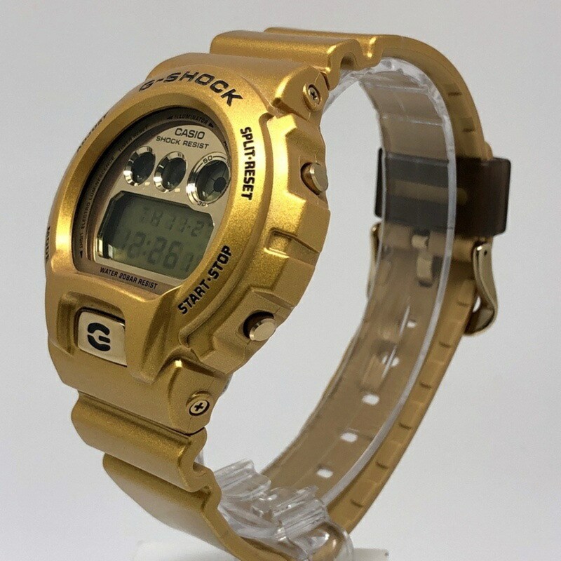 卡西歐 G-SHOCK 手錶 DW-6900GD-9 瘋狂金鏡面錶盤三眼 深色款 2014 年 8 月發布-2