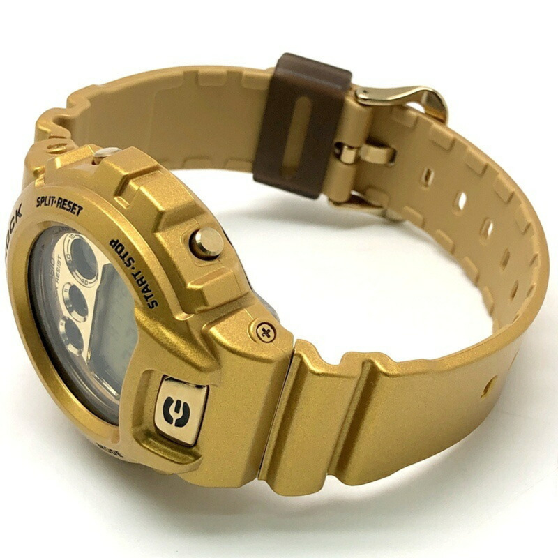 卡西歐 G-SHOCK 手錶 DW-6900GD-9 瘋狂金鏡面錶盤三眼 深色款 2014 年 8 月發布-4