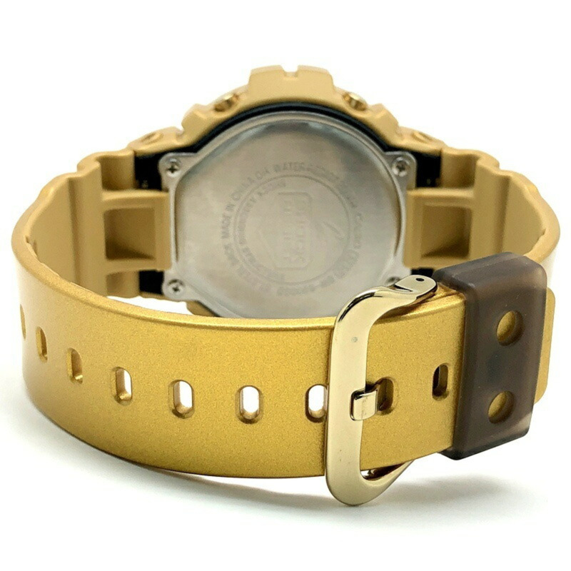 卡西歐 G-SHOCK 手錶 DW-6900GD-9 瘋狂金鏡面錶盤三眼 深色款 2014 年 8 月發布-5