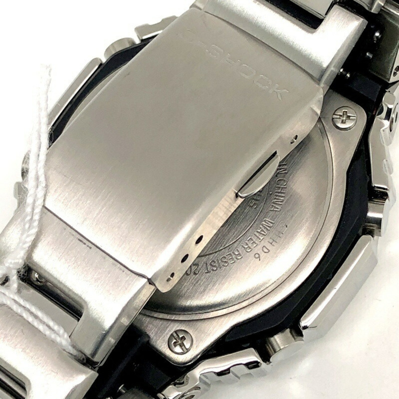 卡西歐 G-SHOCK 手錶 GM-2110D-4A 橡木金屬款八角形錶殼 雙 LED 照明 銀色/橙色指針/數位雙顯 2024 年 9 月發布-4