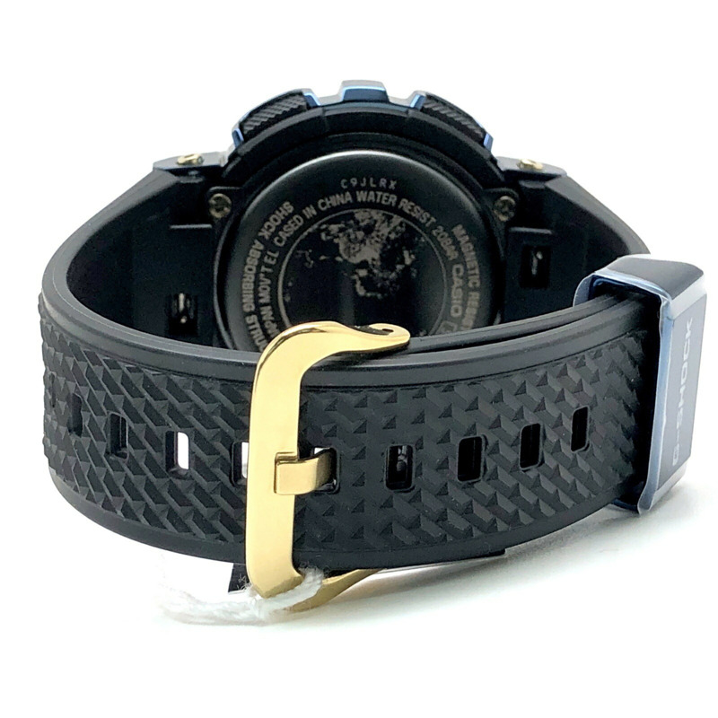 卡西歐 G-SHOCK 手錶 GM-110EARTH-1A 地球圖案金屬錶圈 LED 淺藍色金屬指針/數位雙顯，2022 年 12 月發布-5