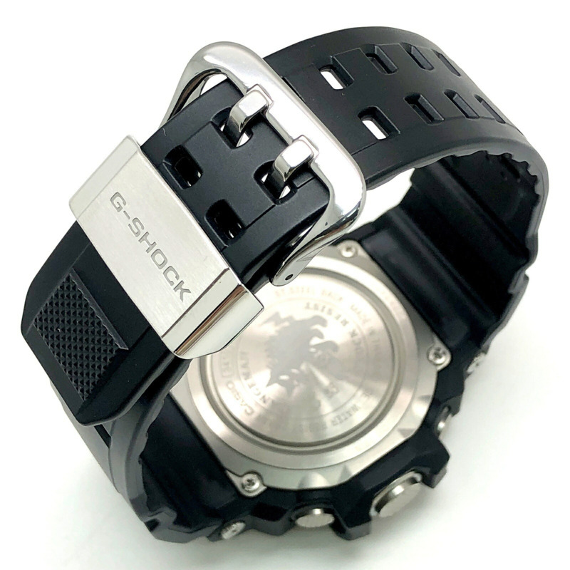 卡西歐 G-SHOCK GW-9400J-1 RANGEMAN 手錶，電波太陽能三重感應器，可測量高度、氣壓、方向和溫度，LED 背光，黑色 x 紅色，2013 年 9 月發布-6