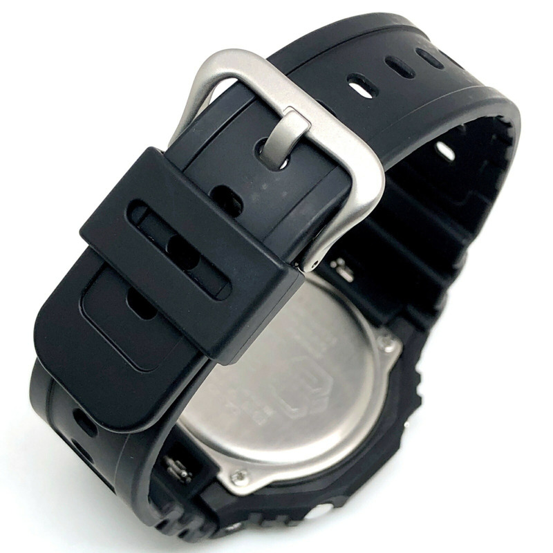 卡西歐 G-SHOCK GA-2100-1A1 八角形錶殼 卡西歐橡木紋指針/數位雙顯雙 LED 背光 全黑款 2019 年 8 月發布-6