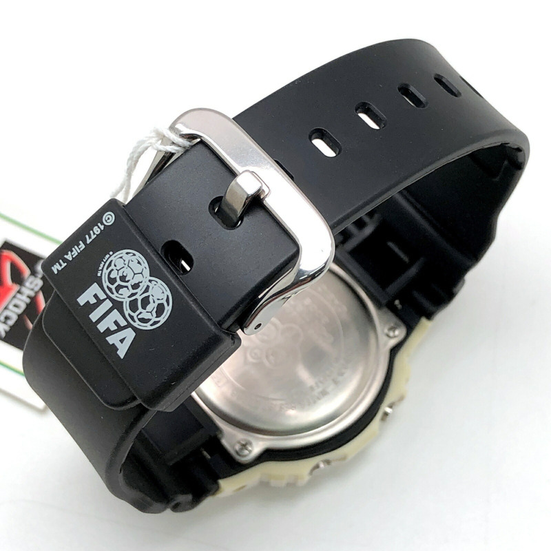 卡西歐 G-SHOCK 手錶 DW-5600WC-1 FIFA 世界盃 2006 德國官方授權合作款 Goleo EL 白色 x 黑色，2005 年 8 月發布-6