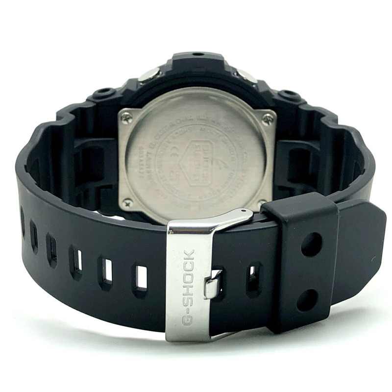 卡西歐 G-SHOCK 手錶 GAW-100B-1A 電波太陽能 Tough 多功能 6 項功能 雙 LED 照明 指針/數位雙顯 大錶殼 金屬錶圈 黑色 2017 年 8 月發布-5