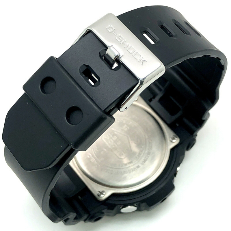 卡西歐 G-SHOCK 手錶 GAW-100B-1A 電波太陽能 Tough 多功能 6 項功能 雙 LED 照明 指針/數位雙顯 大錶殼 金屬錶圈 黑色 2017 年 8 月發布-6