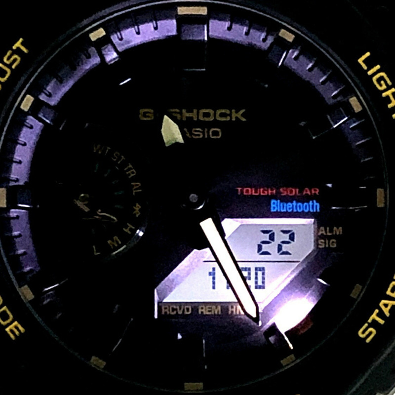 卡西歐 G-SHOCK GA-B2100K-9A Iruka Kujira 2023 首發配色 Tough Solar 太陽能藍牙 LED 燈八角形 Casioak 黑黃配色 I-Search 日本指針/數位雙顯腕錶 六月發售-8