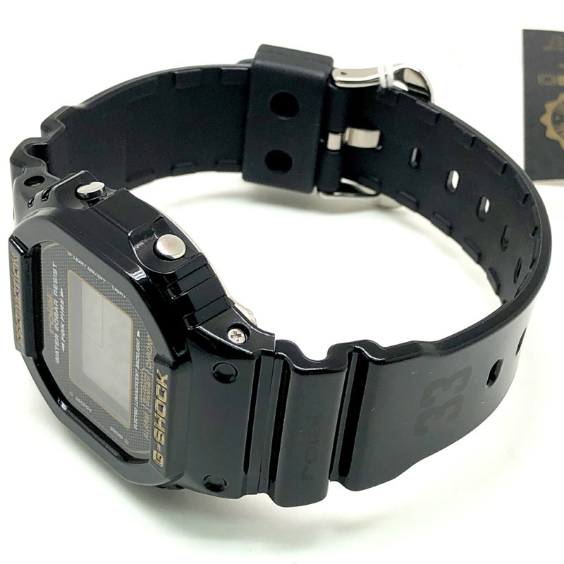 卡西歐 G-SHOCK 手錶 DW-5600VTROL-1SJ 皇家合作款 黑金衝浪腕錶 2011年7月發布-4