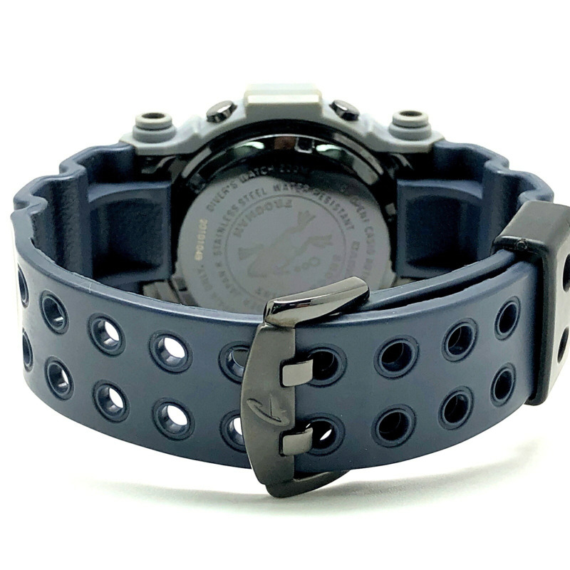 Casio G-SHOCK GF-8250ER-2 FROGMAN 男士軍用配色 Frogman 第一代復刻版，灰色 x 海軍藍錨形錶盤，EL 背光，2012 年 4 月發布-5