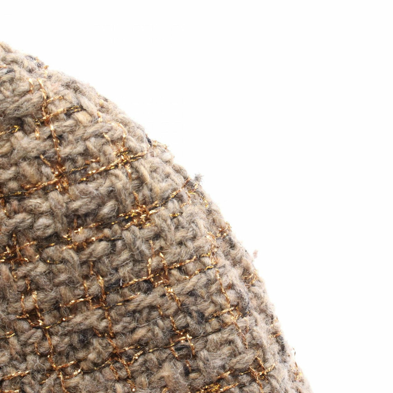 香奈兒 Matelasse 雙肩包，織物和皮革，女士，米色，多色，AS0870-5