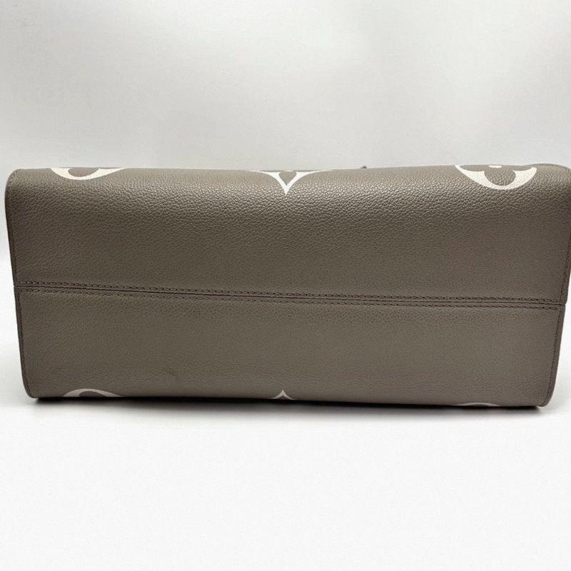 LV onthego中號大象灰手提肩背包芯片款35*27*14 99新配件盒子塵袋-5