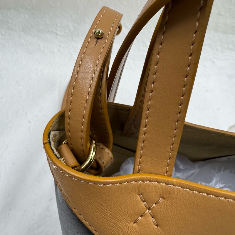 Loewe 拼色puzzle小號摺紙包 Fold tote-9