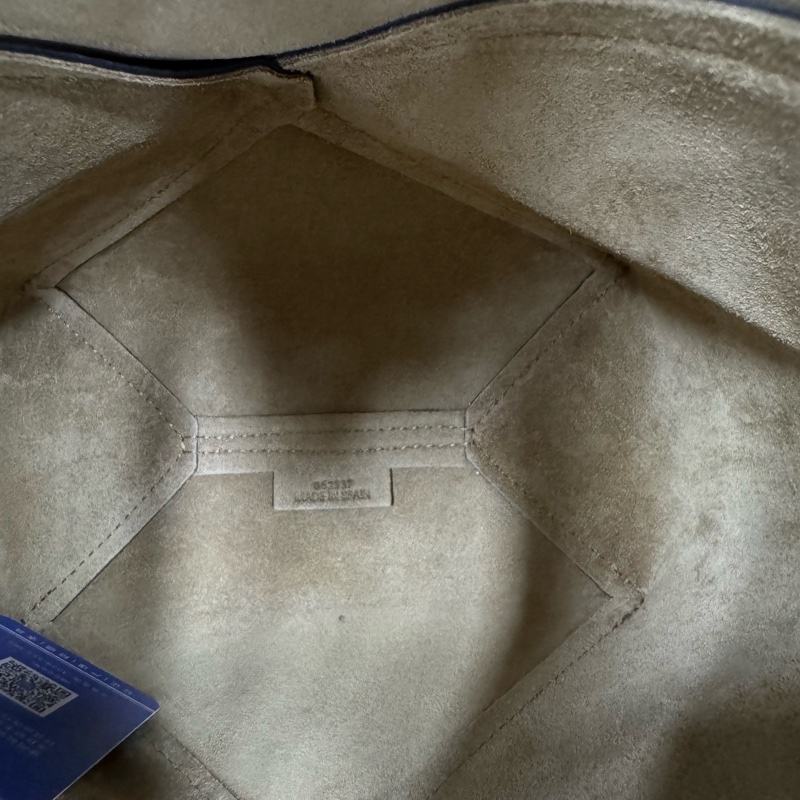 Loewe 拼色puzzle小號摺紙包 Fold tote-10